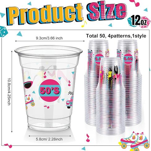 50 Pcs Nautical Cups 12 oz Plastic Nautical Birthday Cups Clear Navigation Disposable Glasses Blue Anchor Beverage Glasses for Home Kitchen Birthday Party Favors Supplies Decoration in Kuwait