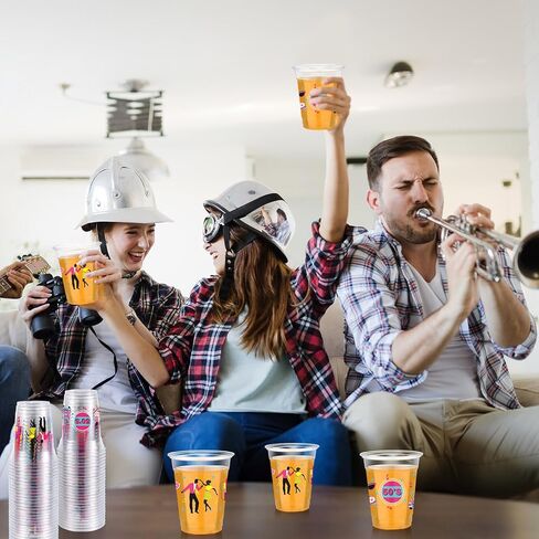 50 Pcs Nautical Cups 12 oz Plastic Nautical Birthday Cups Clear Navigation Disposable Glasses Blue Anchor Beverage Glasses for Home Kitchen Birthday Party Favors Supplies Decoration in Kuwait