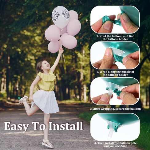 20 Pcs Balloon Sticks, Long Plastic Balloon Sticks With Bases, Balloon Holder Sticks Balloon Weights for Tying Balloon Arch Anniversary, Birthday, Parties, Wedding Decorations(Transparent) in Saudi Arabia