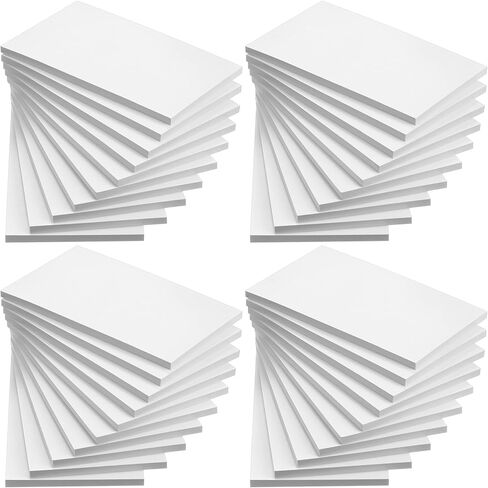 Fainne 3 x 5 Inch Paper Note Pads White Memo Pad Blank Writing Memo Scratch Paper for Waitress Waiter Book to Do Grocery List Small Notebook Restaurant Checkbook, White(180 Pack) in Saudi Arabia