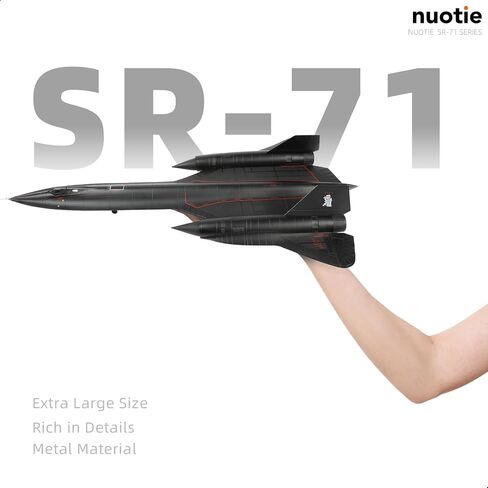 1/72 SR-71a Blackbird Metal Model 17.9 inchs High-Altitude 17974 Reconnaissance Aircraft Military Diecast Plane Model for Collection or Gift in Kuwait