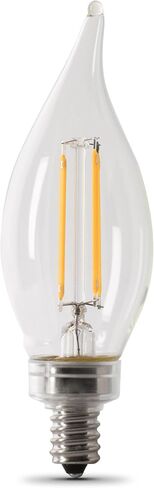 لمبة إضاءة LED من Feit Electric CFC40/927CA/FIL/6 40 وات EQ DM CA10 LED، 6 عبوات in Kuwait