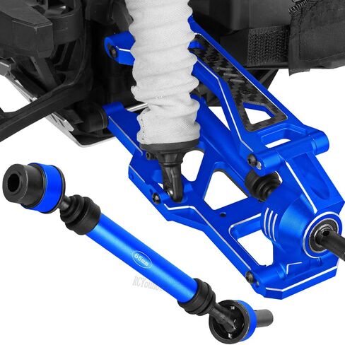 RC Upgrades Part for 1/10 WideMaxx (#89086-4) RC Car,#45 Steel Drive Shaft CVD Axles Driveshaft&Aluminum Turnbuckles Camber Links Hops Up,Navy Blue in Saudi Arabia