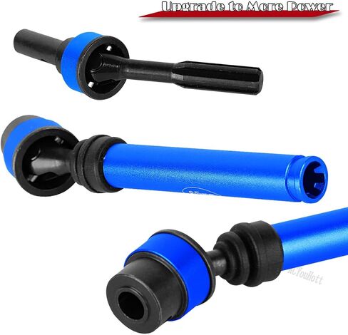 RC Upgrades Part for 1/10 WideMaxx (#89086-4) RC Car,#45 Steel Drive Shaft CVD Axles Driveshaft&Aluminum Turnbuckles Camber Links Hops Up,Navy Blue in Saudi Arabia