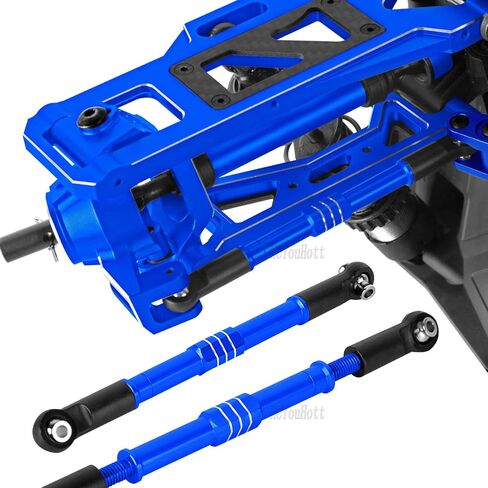 RC Upgrades Part for 1/10 WideMaxx (#89086-4) RC Car,#45 Steel Drive Shaft CVD Axles Driveshaft&Aluminum Turnbuckles Camber Links Hops Up,Navy Blue in Saudi Arabia
