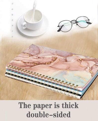 Spiral Journal Notebook,A5 Hardcover Lined Journals for Women Girl 6 x 8.3 in,120 Pages Thick Paper,Cute College Ruled Writing Notebook for Gifts Office Work School(Peony Rose) in Kuwait