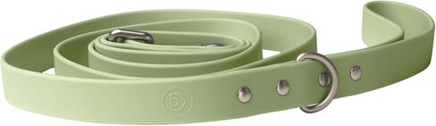 DIGGS Waterproof Dog Leash - Soft Coated Nylon Heavy Duty Dog Leash - Easy to Clean, Durable Puppy Lead - Standard 6ft, Ash in Saudi Arabia