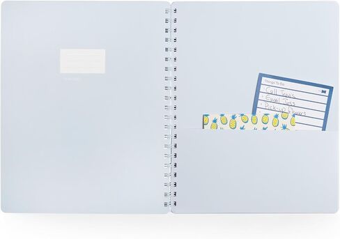 Poppin Spiral Notebook, 1 Subject College Ruled Notebook, 80 Sheets, Easy Tear Pages, Elements Collection (Blush Pink Elements, 1-Subject) in Kuwait