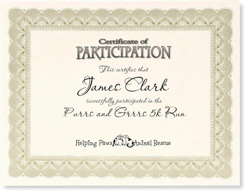 PaperDirect Gold Metallic Traditional Metal Colored Standard White Parchment Certificates, 8.5 x 11, 100 Count in Saudi Arabia