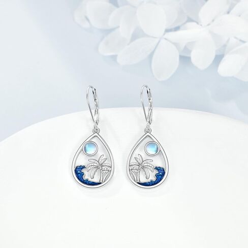 Shark Earrings Sterling Silver Hammerhead Shark Dangle Drop Earrings Ocean Animal Jewelry Gift for Women in Saudi Arabia