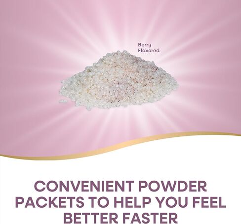 Nature's Way Umcka FastActives Cold+Flu Powder Packets, Fever††, Sore Throat, Cough, and Congestion Relief, Berry Flavored, 60 Packets in Saudi Arabia