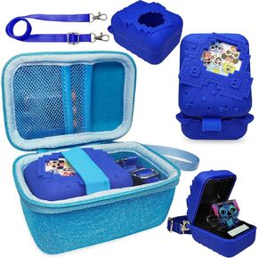 JCHPINE HARD CASERANTING COSTER و SILICONE DISTER FOR BITZEE DISNEY TOY DIGITACT PET ، حالة وقائية لإكسسوارات Bitzee Disney Virtual Pets Electronic (Pink)