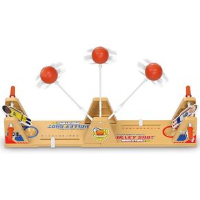 لعبة Volleyshot ، لعبة Woodenshot Tabletop Game ، لعبة لوحة إطلاق كرة السلة ، لعبة طاولة طاولة ذات طاولة من 6 إلى 14+