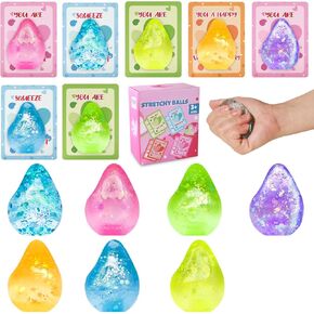 لعبة الإجهاد ألعاب التململ للأطفال 28pcs ، والمكعب سحق القلق تخفيف الإجهاد ، والجليد اسفنجي الإجهاد مكعب كرات السكر الشعير ، والألعاب الحسية للأطفال الذين يعانون من مرض التوحد ، والملل لألعاب جائزة الفصل الدراسي