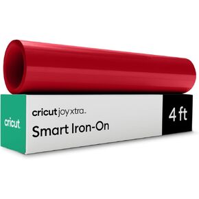 Cricut Smart Iron On for Joy Xtra Machine ، White (9.5in × 4ft) - HTV Heat Transfer Vinyl - Matless cuts for long