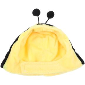 Balacoo Bee Shape Cat Cat ، قبعة الحيوانات الأليفة الجميلة ، زي قبعة الكلب الكلب الناعم لملحقات أزياء المهرجان