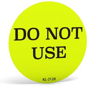 Kenco 2 "ملصقات التحكم في مخزون الدائرة للشحن والمخزون - 500 ملصقات لاصقة دائمة لكل لفة مصنوعة في الولايات المتحدة الأمريكية (لا تستخدم ، حزمة واحدة)