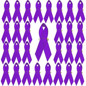 Satin Awareness Ribbon Pins