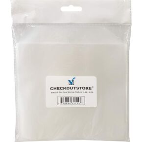 100 CheckOutStore Stamp & Die & Stencil جيوب تخزين واضحة (6 1/4 × 6 1/4)