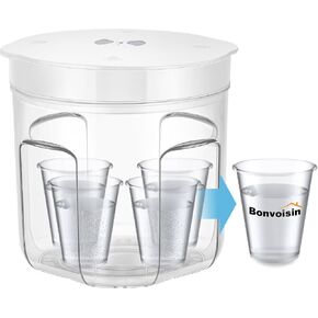مزيل Bonvoisin Resin Bubble Remover 3L ، غرفة فراغ راتنجات 95 كيلو باسكال ، قم بإزالة الفقاعات في غضون 10 دقائق ، و debubbler من الراتنجات الهوائية لصالح راتنج الايبوكسي ، وراتنج الأشعة فوق البنفسجية ، وقالب الراتنجات الفنية