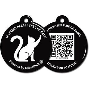 RFID 134.2KHz و QR CODE TAG ، علامة طوق ، وظيفة مزدوجة - مسح QR للمساعدة