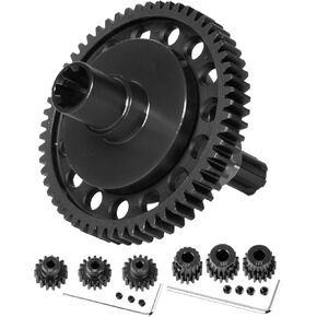 RC 7075 Metal 58t Slipper Clutch Produres Part for 1/10 Big Rock Vorteks Granite Senton 3S ، Kraton Outcast 4S ، 1/8 Typhon 3S ، 58t Spur Gear w/3.175mm و 5mm 15t 16t 17t 17t ، Red ، Red.