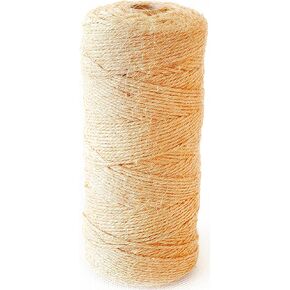 2MM Natural Jute Twine String — 800Ft Brown Durable Jute Rope, Used for Hand Crochet, Climbing Plant, Gardening Flowers, Home Decorations, Art Crafts Gift Packaging, Weddings, Christmas