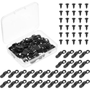 زر الدوران UXCELL 50PCS إطار الصورة ، السحابات دعم الإطار مع مسامير 50pcs ، أجهزة مقاطع الإطار لتعليق صور الصور والفضة