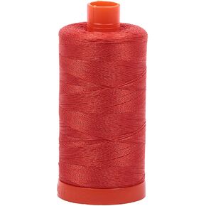 Aurifil Mako Cotton Thread Solid 50wt 1422yds Red Orange