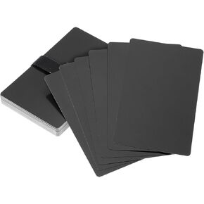 بطاقة أعمال Patikil Metal Business 0.21mm سماكة 3.4x2.1 بوصة ، و 30 PCS ألومنيوم ألومنيوم بطاقات نقش بالليزر مع علاقات الكابلات لمكتب المنزل متعدد الأغراض ، الذهب in Kuwait