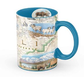 Capitol Reef National Park Map Ceramic Mug (Large 16oz) Coffee Cup, Tea, Cocoa, Hot Chocolate, Brew Mugs, and Cold Drinks, BPA-FREE - For Office, Home, Gift (Individual Mug)