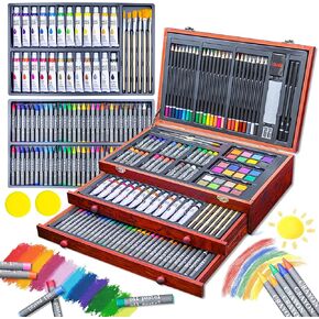 Art Supplies for Kids 9-12 Professional Drawing and Coloring Kit with Kids Painting Set for Boys Girls Teens Adults and Aspiring Artists