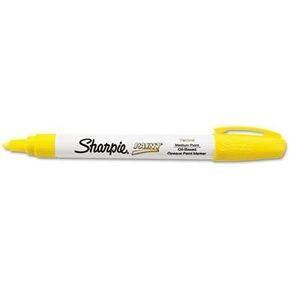SHARPIE Permanent Paint Marker, Medium Point, Yellow