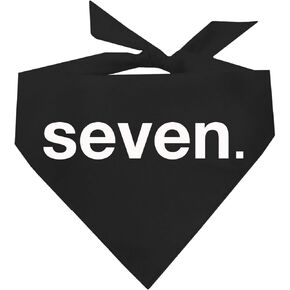 Seven Dog Bandana (Black ، OS 1031)