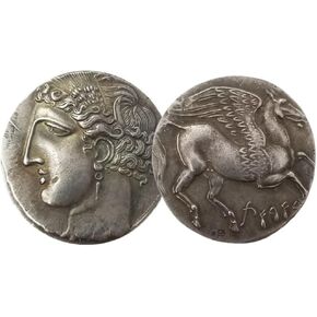 Yiqilafada Athena Coin العملات اليونانية القديمة في أثينا ، البومة وبيجاسوس ، هدية بيرسي جاكسون الفريدة في سن المراهقة ، آلهة أنابيث أمي