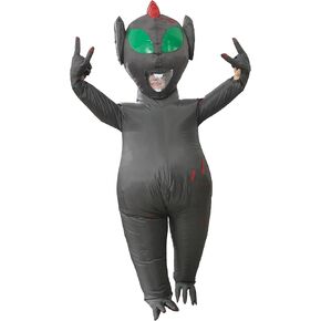 Alien Costume, One Size Fits Most Adults, Inflatable Suit for Halloween, Party Supplies (Mercury) in Saudi Arabia