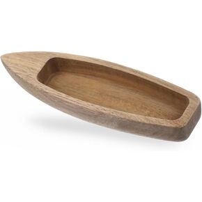 1 PCS Wooden Boat Unfinished Wood Boat Boat Decor Model Boat for DIY Projects and Home, Bathroom, Bedroom, Office Decorations