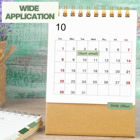 Janlaugh 300 PCS لزجة فهرس تبويب كتب الكتاب المقدس علامات تجارية لتصنيف صفحة التدوين لتصنيف ملفات الدفاتر (Sage Green) in Kuwait