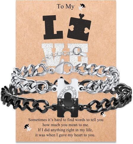 YSSHIN Pinky Promise Bracelet for Couples, Pulseras Para Parejas Distance Friendship Couple Matching Bracelets for Couples Best Friends in Kuwait