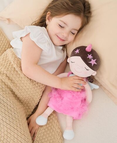 ألعاب دمية طفل ناعمة (16 '') للفتيات ، أول دمى رضيع رضيع للفتاة البالغة من العمر سنة واحدة ، هدية عيد ميلاد ، دمية دمية ، دمية قابلة للغسل للطفل للأطفال الصغار - فتاة هندية in Kuwait