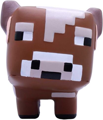 Minecraft Mega Squishme Series 4, Collectible Squishy Toy (Brown Mooshroom Cow) in Saudi Arabia