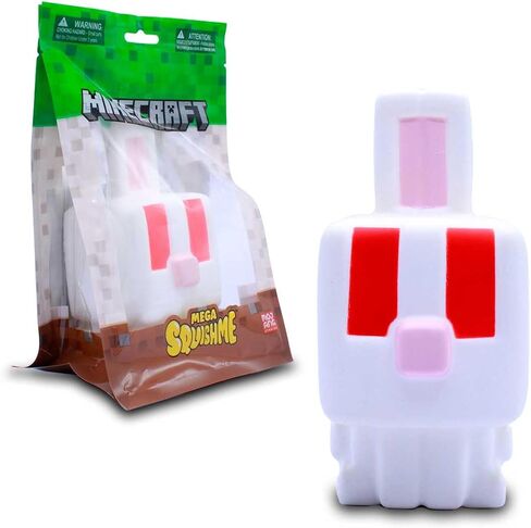 Minecraft Mega Squishme Series 4, Collectible Squishy Toy (Brown Mooshroom Cow) in Saudi Arabia