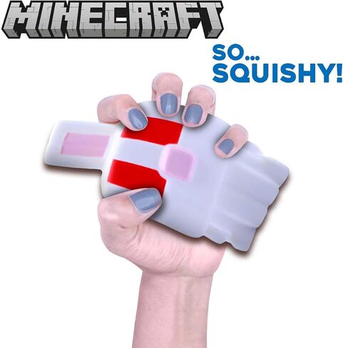 Minecraft Mega Squishme Series 4, Collectible Squishy Toy (Brown Mooshroom Cow) in Saudi Arabia