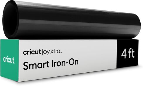 Cricut Smart Iron On for Joy Xtra Machine ، White (9.5in × 4ft) - HTV Heat Transfer Vinyl - Matless cuts for long in Saudi Arabia