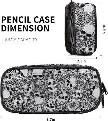 Video Game Controller Pencil Case for Boys Girls, Large Capacity Pen Bag, Pencil Pouch with Zipper Compartments, Organizer for School Office Home Business in Saudi Arabia