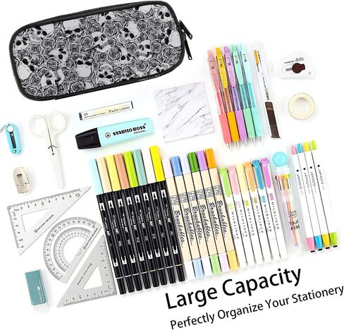 Video Game Controller Pencil Case for Boys Girls, Large Capacity Pen Bag, Pencil Pouch with Zipper Compartments, Organizer for School Office Home Business in Saudi Arabia
