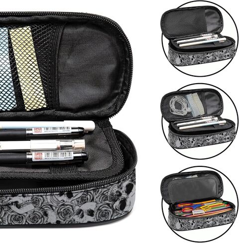 Video Game Controller Pencil Case for Boys Girls, Large Capacity Pen Bag, Pencil Pouch with Zipper Compartments, Organizer for School Office Home Business in Saudi Arabia
