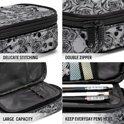 Video Game Controller Pencil Case for Boys Girls, Large Capacity Pen Bag, Pencil Pouch with Zipper Compartments, Organizer for School Office Home Business in Saudi Arabia