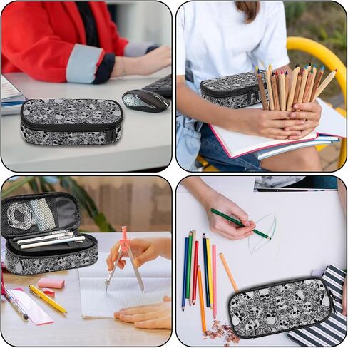 Video Game Controller Pencil Case for Boys Girls, Large Capacity Pen Bag, Pencil Pouch with Zipper Compartments, Organizer for School Office Home Business in Saudi Arabia