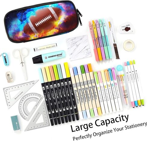 Video Game Controller Pencil Case for Boys Girls, Large Capacity Pen Bag, Pencil Pouch with Zipper Compartments, Organizer for School Office Home Business in Kuwait